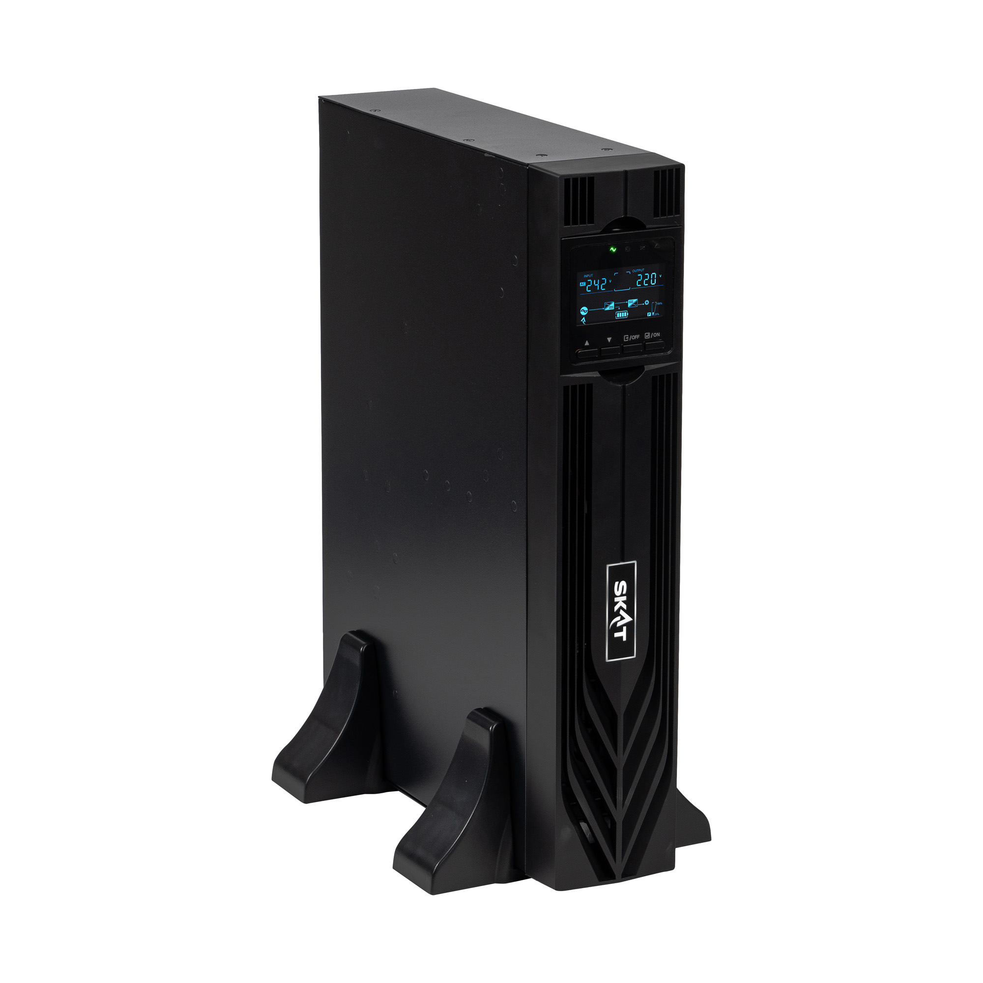 ИБП SKAT-UPS 1000-RACK-ON Р3 1000 Вт, online, синус, внешн. АКБ 24В, 2хSchuko (8762)