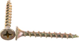 Саморез для ГКЛ 3,5х35 ш/р желтый цинк (1000 шт/уп)