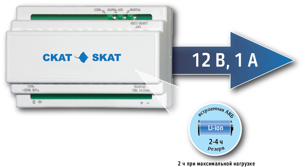 SKAT-12DC-1.0 Li-ion (595)