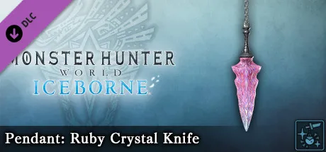 Monster Hunter World: Iceborne - Pendant: Ruby Crystal Knife