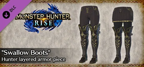 MONSTER HUNTER RISE - "Swallow Boots" Hunter layered armor piece