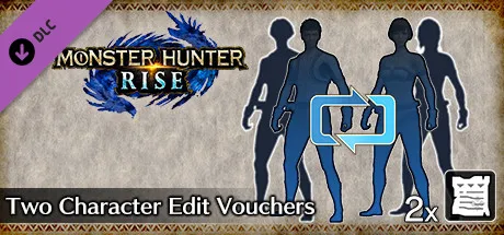 MONSTER HUNTER RISE - Two Character Edit Vouchers
