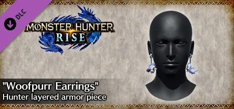 MONSTER HUNTER RISE - "Woofpurr Earrings" Hunter layered armor piece