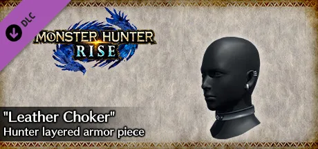 Monster Hunter Rise - "Leather Choker" Hunter layered armor piece