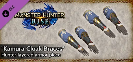 Monster Hunter Rise - "Kamura Cloak Braces" Hunter layered armor piece