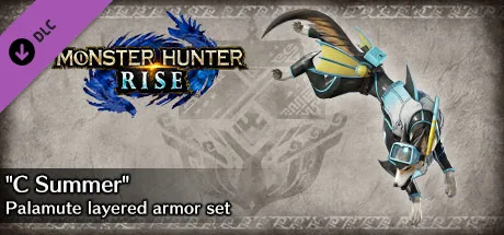 Monster Hunter Rise - "C Summer" Palamute layered armor set