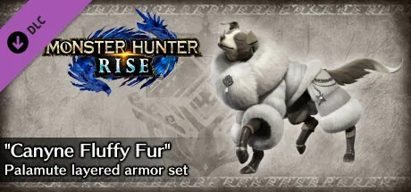 Monster Hunter Rise - "Canyne Fluffy Fur" Palamute layered armor set