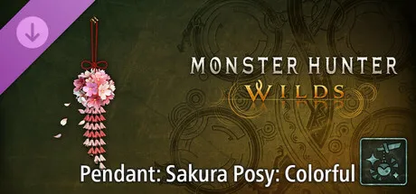 Monster Hunter Wilds - Pendant: Sakura Posy: Colorful