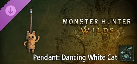 Monster Hunter Wilds - Pendant: Dancing White Cat