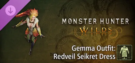 Monster Hunter Wilds - Gemma Outfit: Redveil Seikret Dress