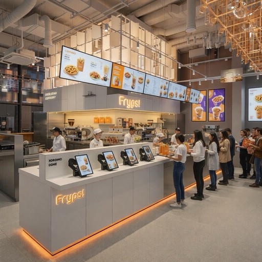 Сеть fast food ресторанов Fryps!