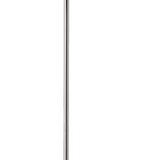Торшер ИКЕА НИФОРС, E27, 13 Вт, цвет арматуры: никель, цвет плафона/абажура: белый