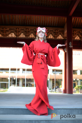 Возьмите Кимоно японское - красное Oni напрокат (Фото 1) в Москве