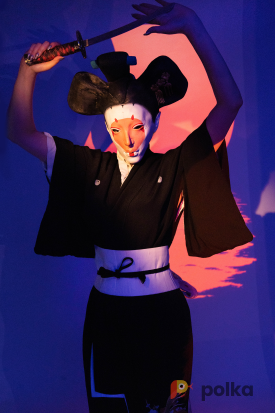 Возьмите Костюм Гейши из призрака в доспехах : маска + кимоно напрокат (Фото 1) в Москве