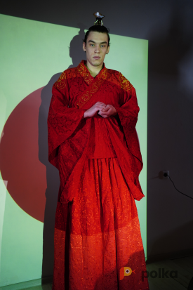 Возьмите Китайский костюм мужское ханьфу Huan gdi напрокат (Фото 2) в Москве