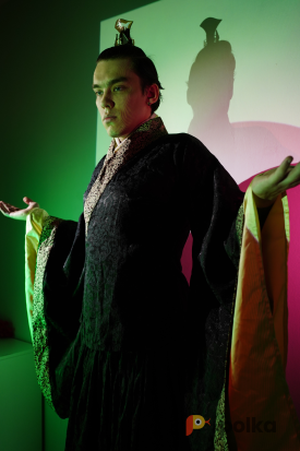 Возьмите Китайский костюм мужское ханьфу  Moshu shi    напрокат (Фото 3) в Москве