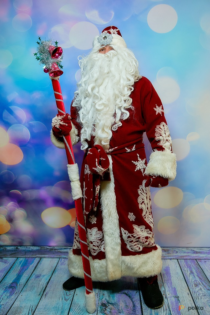 Возьмите Костюм Дед Мороз бордовый напрокат (Фото 2) в Москве