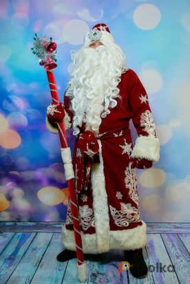 Возьмите Костюм Дед Мороз бордовый напрокат (Фото 1) в Москве