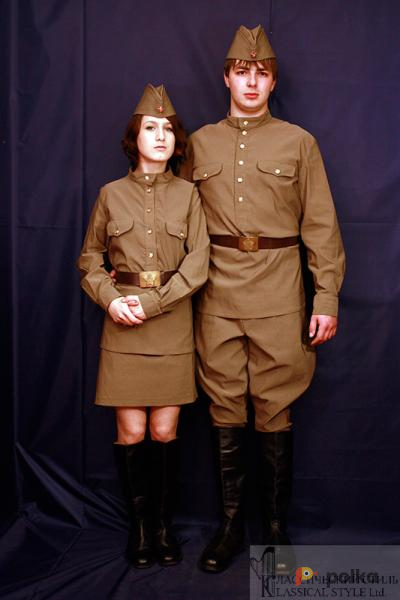 Возьмите  Форма советского солдата ВОВ (женская) напрокат (Фото 2) в Санкт-Петербурге