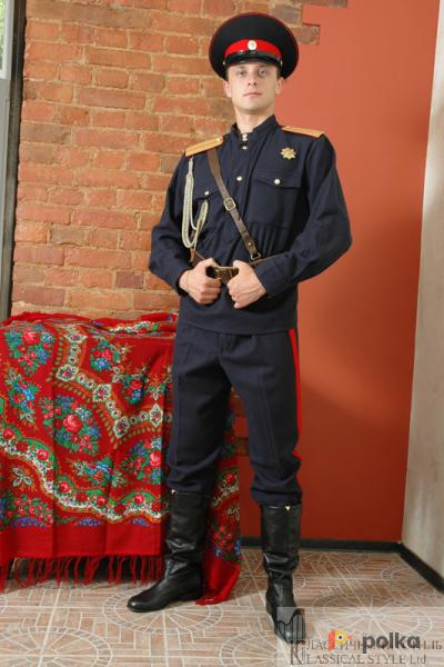Возьмите  Казачий военный мундир (гимнастерка, штаны, фуражка) напрокат (Фото 2) в Санкт-Петербурге