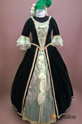 Возьмите Женское платье в стиле барокко, драгоценный изумруд напрокат (Фото 1) в Санкт-Петербурге