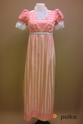 Возьмите  Женское историческое платье в стиле ампир (розовое) напрокат (Фото 1) в Санкт-Петербурге