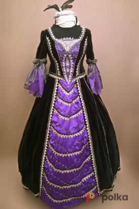 Возьмите Женское платье в стиле барокко (Тёмно-фиолетовое) напрокат (Фото 1) в Санкт-Петербурге