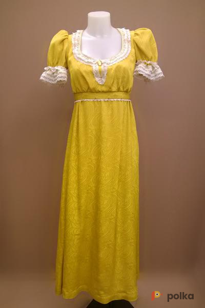 Возьмите Женское историческое платье в стиле ампир (жёлтое) напрокат (Фото 2) в Санкт-Петербурге