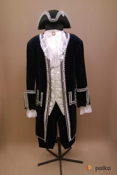 Возьмите Мужской исторический костюм барокко (Тёмно-синий) напрокат (Фото 2) в Санкт-Петербурге