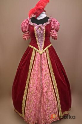 Возьмите Женское платье в стиле барокко малиновое напрокат (Фото 1) в Санкт-Петербурге