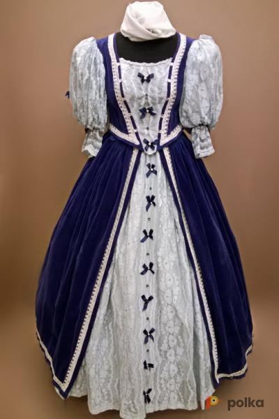 Возьмите Женское платье в стиле барокко (Синее) напрокат (Фото 2) в Санкт-Петербурге
