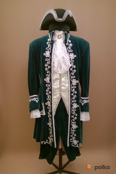Возьмите Мужской исторический костюм барокко, нефритовый бархат напрокат (Фото 2) в Санкт-Петербурге