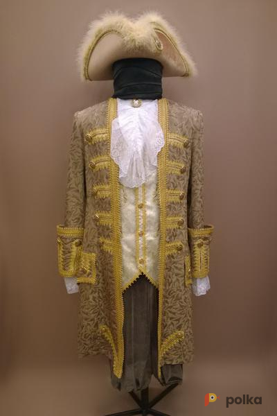 Возьмите Мужской исторический костюм барокко, бежевый напрокат (Фото 2) в Санкт-Петербурге