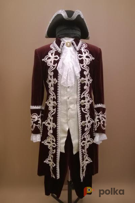 Возьмите Мужской исторический костюм барокко, цвет вишня в шоколаде напрокат (Фото 1) в Санкт-Петербурге