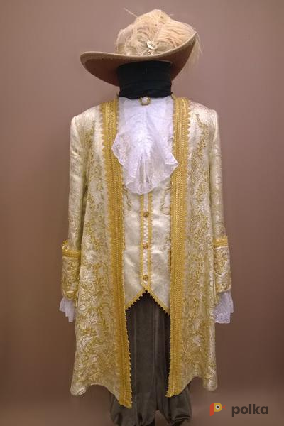 Возьмите Мужской исторический костюм барокко (Золотой) напрокат (Фото 2) в Санкт-Петербурге