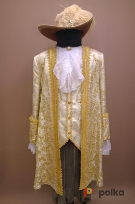 Возьмите Мужской исторический костюм барокко (Золотой) напрокат (Фото 1) в Санкт-Петербурге