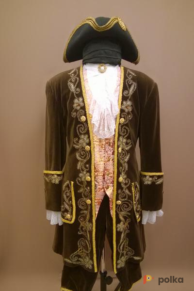 Возьмите Мужской исторический костюм барокко из коричневого бархата напрокат (Фото 2) в Санкт-Петербурге