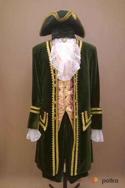 Возьмите Мужской исторический костюм барокко (Болотный) напрокат (Фото 2) в Санкт-Петербурге