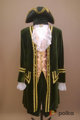 Возьмите Мужской исторический костюм барокко (Болотный) напрокат (Фото 1) в Санкт-Петербурге