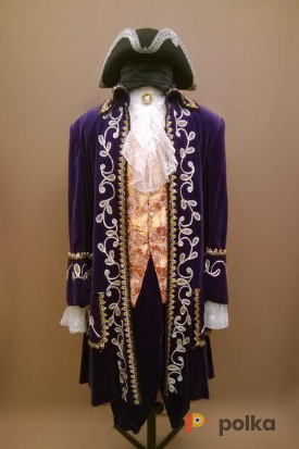 Возьмите Мужской исторический костюм барокко (Фиолетовый) напрокат (Фото 1) в Санкт-Петербурге