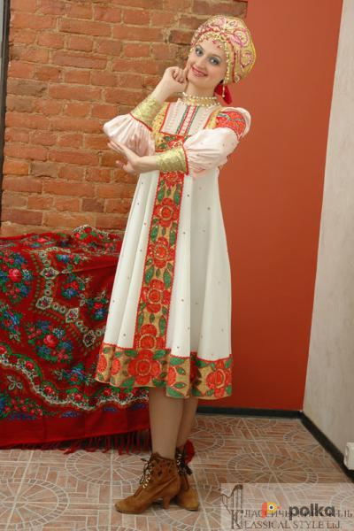Возьмите Женское русско-народное платье напрокат (Фото 2) в Санкт-Петербурге