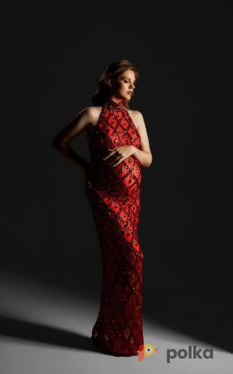 Возьмите Красное платье с кристаллами в аренду напрокат (Фото 1) в Москве