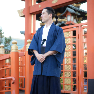 Кимоно костюм мужской японский Kudzira