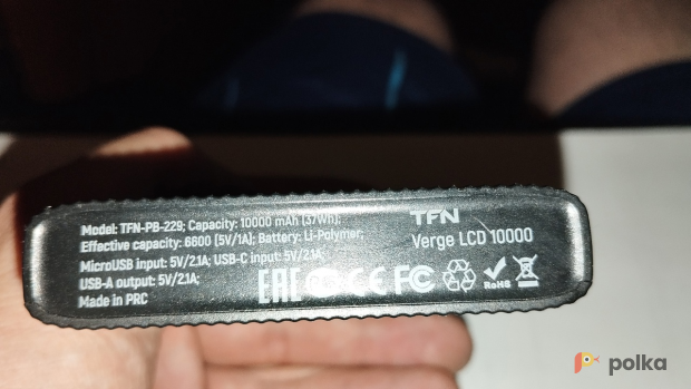 Возьмите Внешний аккумулятор TFN 10 000 mAh напрокат (Фото 3) в Москве