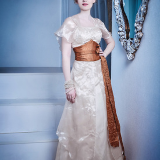 Историческое бальное платье эпохи модерн, размер 42-48