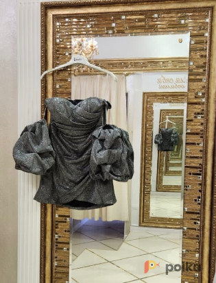 Возьмите Платье вечернее Риччи темное серебро мини напрокат (Фото 2) common.inCity.tula