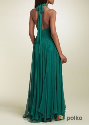 Возьмите Платье BCBGMAXAZRIA Green Formal Dress Silk Ruched напрокат (Фото 2) в Москве