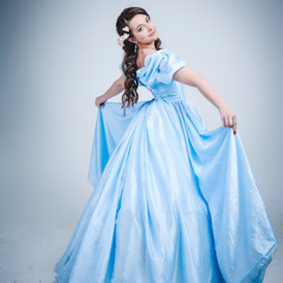 Бальное платье Элла в стиле платья для Золушки, размер 44-46