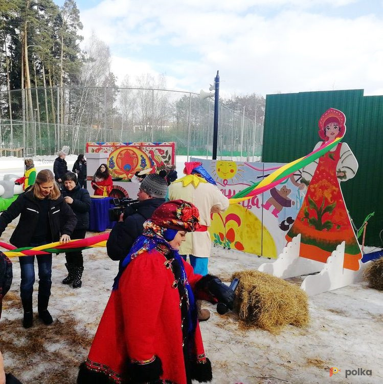 Возьмите Масленичная забава Плетение кос напрокат (Фото 2) в Москве