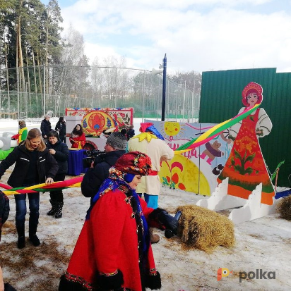 Возьмите Масленичная забава Плетение кос напрокат (Фото 1) в Москве